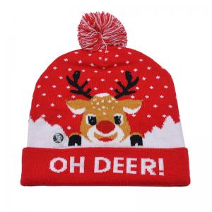 Unisex Winter Beanie Hats With Embroidery Pattern For Cold Season