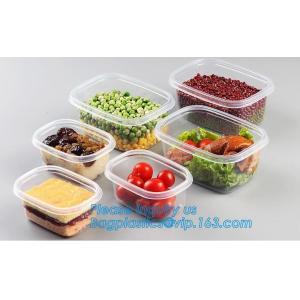 China Recipiente de alimento da caixa do vácuo transparente/caixa de armazenamento frescos para o alimento, bagpla do bagease da caixa do depositário do alimento da preservação do frescor supplier
