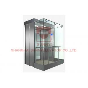 China CE  Square 2000kg 1.75m/S Square Panoramic Elevator Lift For Supermarket supplier
