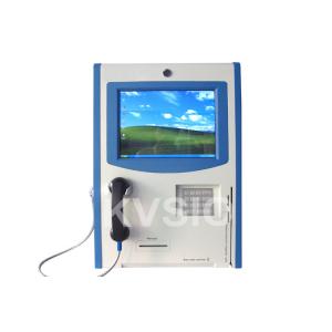Barcode Scanner Bill Payment Kiosk , Digital Signage Kiosk Compliant With Ergonomic