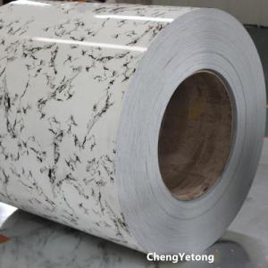 China Stone Grain Antimicrobial Prepainted Galvalume Coil For Bathroom Decoration supplier