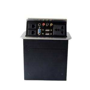 China EU German Standard Desktop Power Socket with USB Port and Multi-function Information Box supplier