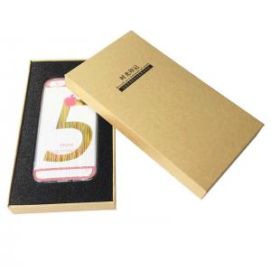 China White Cardboard Kraft Iphone Case Packaging Glossy Lamination Or Matt Lamination supplier