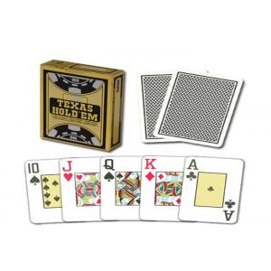 China Покер обжуливая материал игральных карт 100% Копаг Техаса Холдем маркированный пластиковый supplier