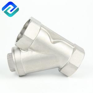 China Wcb A216 Y Pattern Strainer Stainless Steel Spring Check Valve supplier