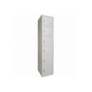 China Slim Modern RAL Metal Storage Cupboard With Locker And Six Doors supplier