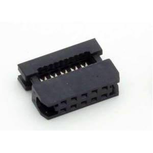 China IDC Female Socket Connector / Pin And Socket Connectors For 1.0mm Flat Cable supplier