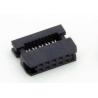 IDC Female Socket Connector / Pin And Socket Connectors For 1.0mm Flat Cable