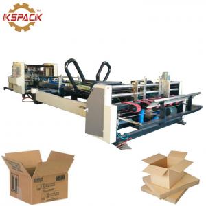 AFG 2400 Paper Box Folder Gluer Machine For Automatic Cardboard White Color