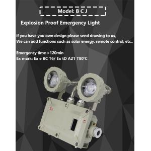 China BCJ Explosion Proof Emergency LED Lights with 50000h Life and OEM Service wholesale