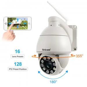 Waterproof Security Two-Way Audio Network Camera 5MP Built-In Micro Color Night Vision CCTV Camera