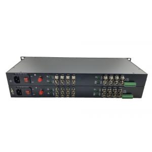 16 channels 720P 1080P HDTV AHD CVI I video over fiber multiplexer,16-ch HDTVI fiber transmitter&Receiver