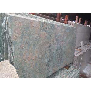 Teal Green Popular Large Granite Slabs , Paradise Natural Granite Kitchen Slab