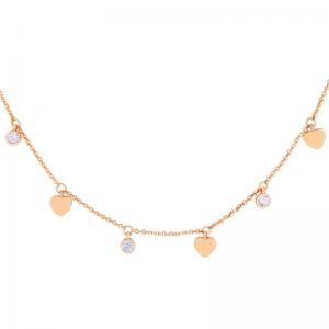 Minimalist 925 sterling silver jewelry 18k gold choker necklace for women