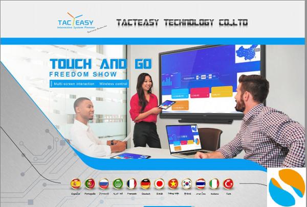Compatible large touch screen monitor , interactive touchscreen display low