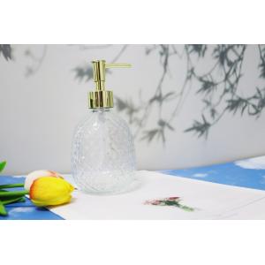 Hotel Bathroom Glass Bottle for Soap Dispenser 500ml Capacity Occasion
