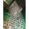 China Escafondo de jaula de pájaros ligero de aluminio, Torre de andamios móviles para un fácil acceso wholesale
