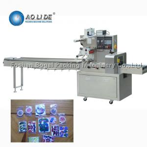 China Semi Automatic Mini Flow Wrap Machine Small Tablet Capsule Pill Blister Wrapping Sealing supplier