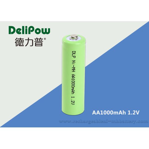 China Batterie rechargeable 1000mAh d'aa 1.2V NIMH pour le jouet/machines-outils wholesale
