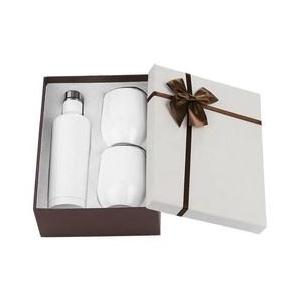 China 500ml 12oz Wine Glass Gift Set Box Stemless Stainless Steel Insulated Sublimation supplier