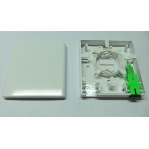ABS White color Customer Fiber Optic Terminal Box for Use in FTTH indoor application, home or work area