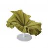 Art furniture decoration special design Rotatable yellow fabric flower shaped