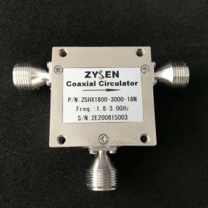 N Connector 50W 1.8 to 3GHz Coaxial Circulator