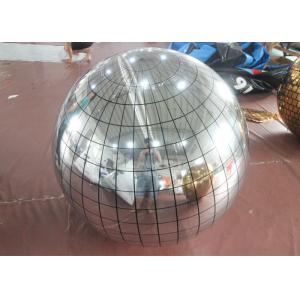 China Giant Event Decoration PVC Floating Sphere Mirror Balloon Disco Shiny Inflatable Mirror Ball supplier