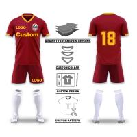 China ODM OEM Red Custom Soccer Training Quick Dry Jersey Team Jersey on sale