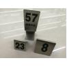 Stainless Steel Reserved Table Number Stands in English or Chinese Restanurant