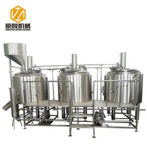 Steam Condenser Exhausting Microbrewery Brewing Equipment , Beer Distillery Equipment
