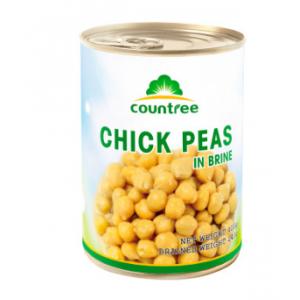 Instant Food Fresh Chick Peas Cookies Tin Container 4 Color Printing