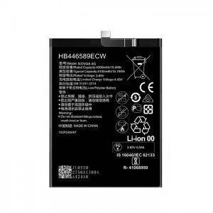 4400mah Lithium Polymer Cell Phone Battery / HB446589ECW Huawei Nova 6 Battery