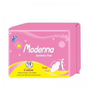 China Ladies Organic Cotton Period Pads Night Use Disposable Ultra Thin Sanitary Pads supplier