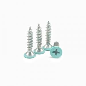China Processing baking paint white stainless steel screw decoration wood screw color baking paint Self-tapping screw supplier