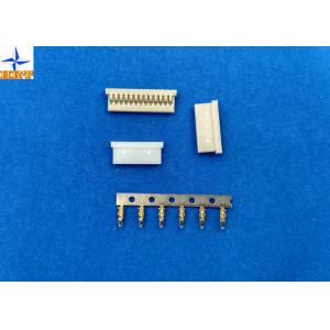 Electronics Single Row Printed Circuit Board Connectors With PA66 Material Crimp housing