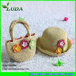 LUDA handmade kids handbags paper straw crochet hats and handbags