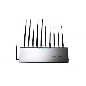 China 4G GPS RF Wifi Signal Jammer 11 Antennas For School / Conference Room supplier
