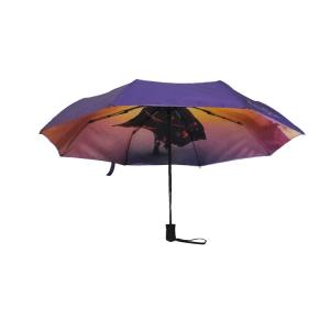 Double couche ouverte automatique 21" parapluie protégeant du vent de voyage de *8K