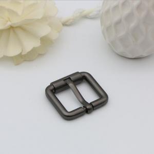 Custom Bag Accessories Western 24.9 MM Matte Gunmetal Color Metal Italy Pin Buckle Belt Buckle