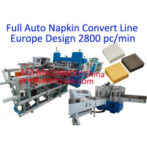 línea automática completa de la máquina de la servilleta de tabla de los 30x30cm para la servilleta de papel