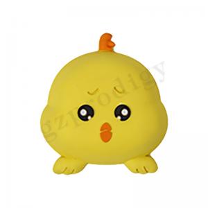 Funny Yellow Chicken Plastic Door Wedge Silicon Wall Adhesive Door Stop