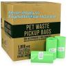 biodegradable plastic pet cat dog waste bag drawstring dog poop bag leak-proof