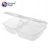 PP packaging box plastic box take-out food box 2 compartments