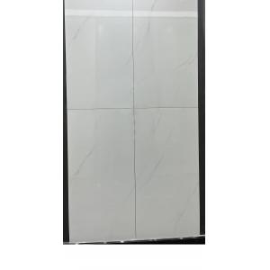 Glossy Polished Glazed White Carrara Ceramic Tiles For Floor Wall 600x1200mm Firebrick For Living Room