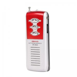 Portable Mini Radio FM 88-108 MHz Auto Scan Pocket Radio Built In Speaker