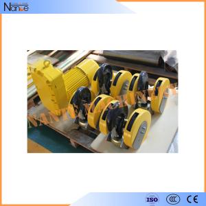 China Steel Electric Wire Rope Hoist Monorail Hoist Trolley With CE Certified supplier