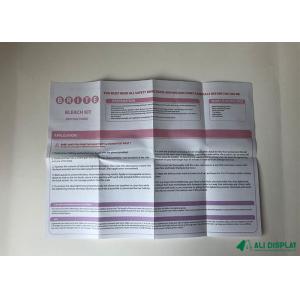 China A4 Leaflet Manual Instruction Booklets Offset Printing CDR PSD wholesale