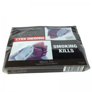 25g 50g Loose Tobacco Packaging Pouch Hand Rolling Tobacco Pouches With OPP Bag