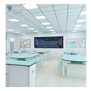 China Smooth Flameproof Biology Lab Table Secure Bench Furniture For Experiment supplier